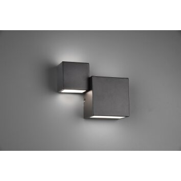 Trio Miguel Applique LED Nero, 1-Luce