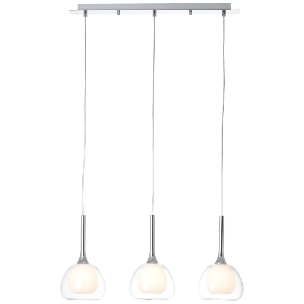 Lampada a Sospensione Brilliant Hadan Cromo, 3-Luci main product photo