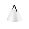 Design For The People by Nordlux STRAP48 Lampada a Sospensione Bianco, 1-Luce