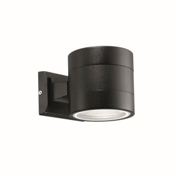 Ideal Lux SNIF Applique da esterno Nero, 1-Luce