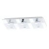 Eglo VICARO Applique e plafoniera da incasso LED Cromo, 3-Luci