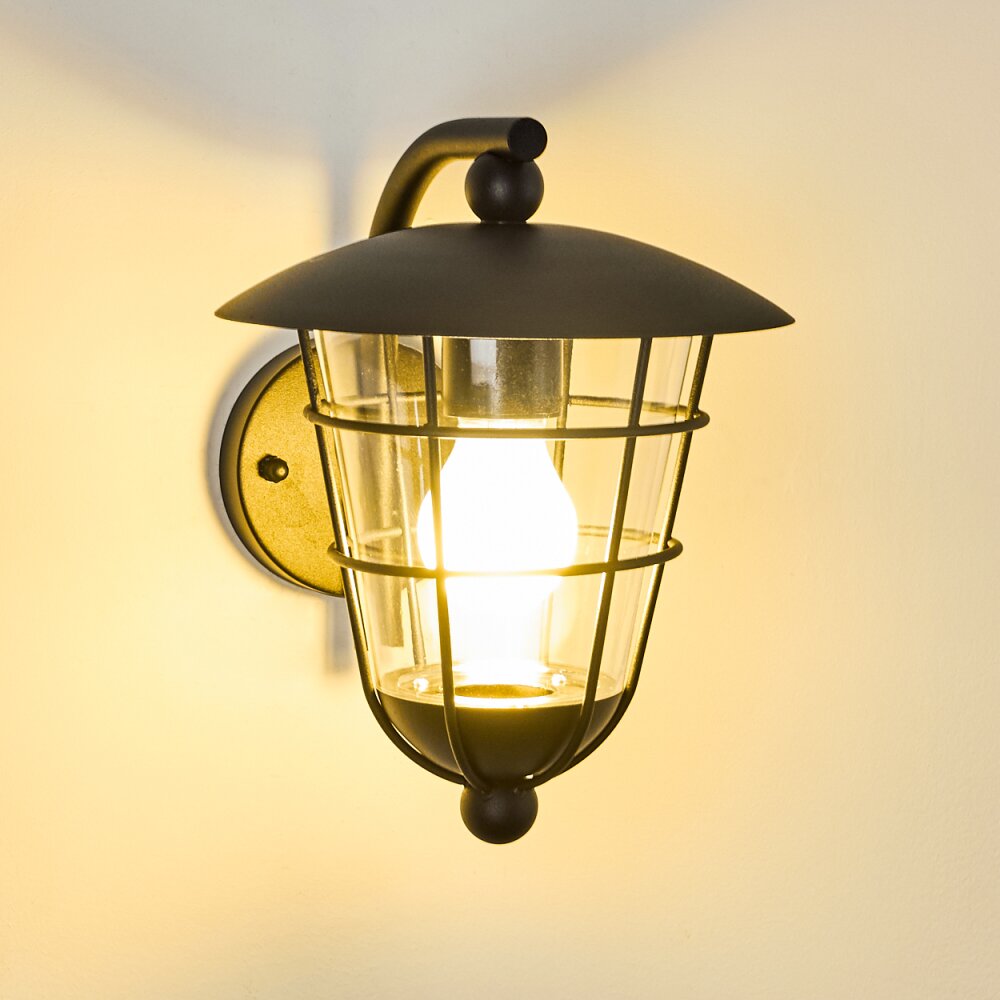 Sonvil Applique da esterno Nero, 1-Luce