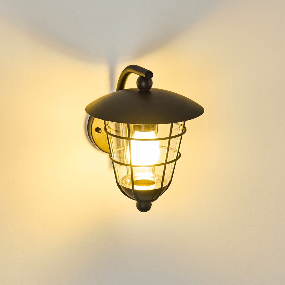Sonvil Applique da esterno Nero, 1-Luce