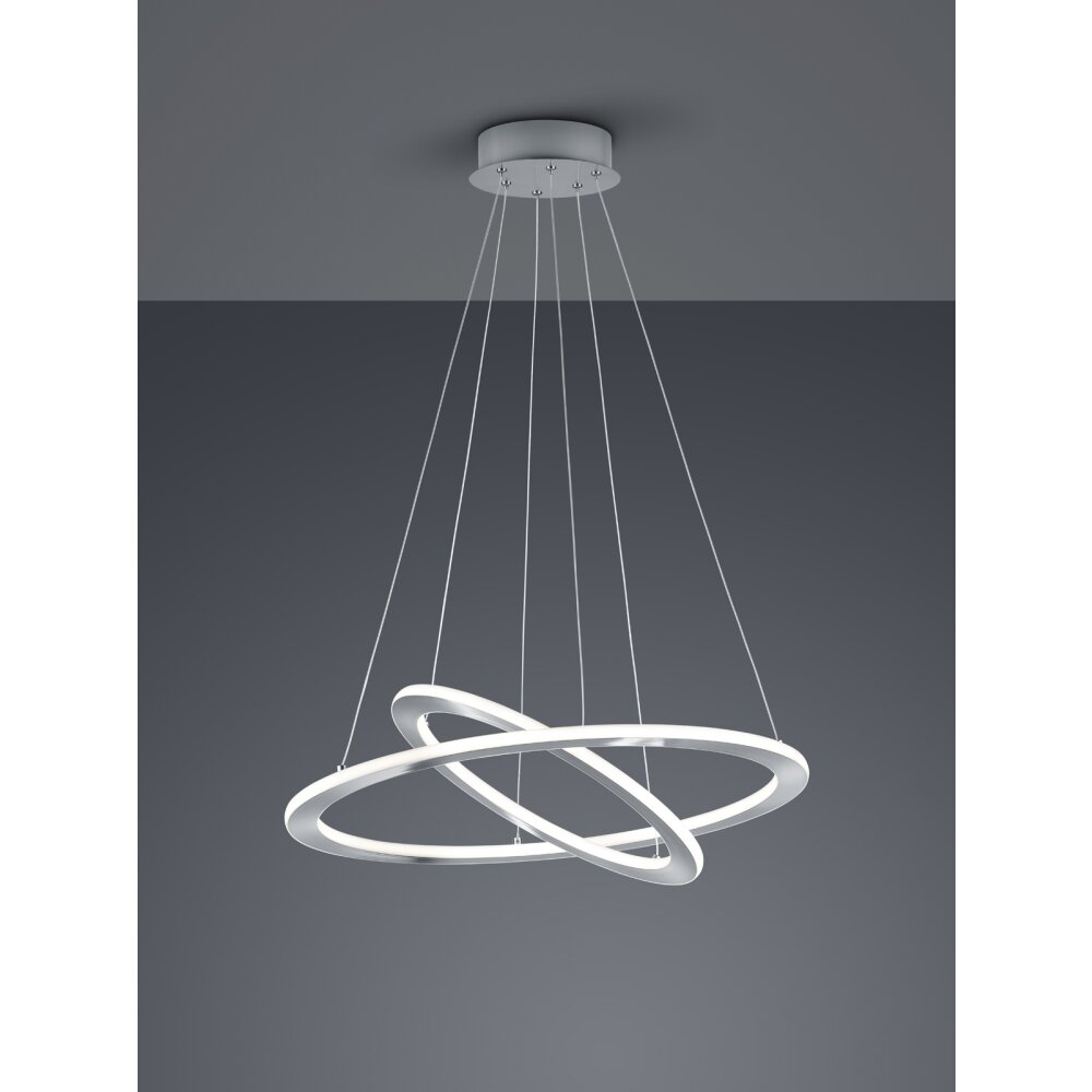 Trio Durban Lampada a Sospensione LED Nichel opaco, 1-Luce main product photo