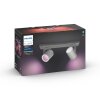 Philips Hue Ambiance White & Color Argenta Prolunga spot a parete/soffitto Argento, 2-Luci, Cambia colore