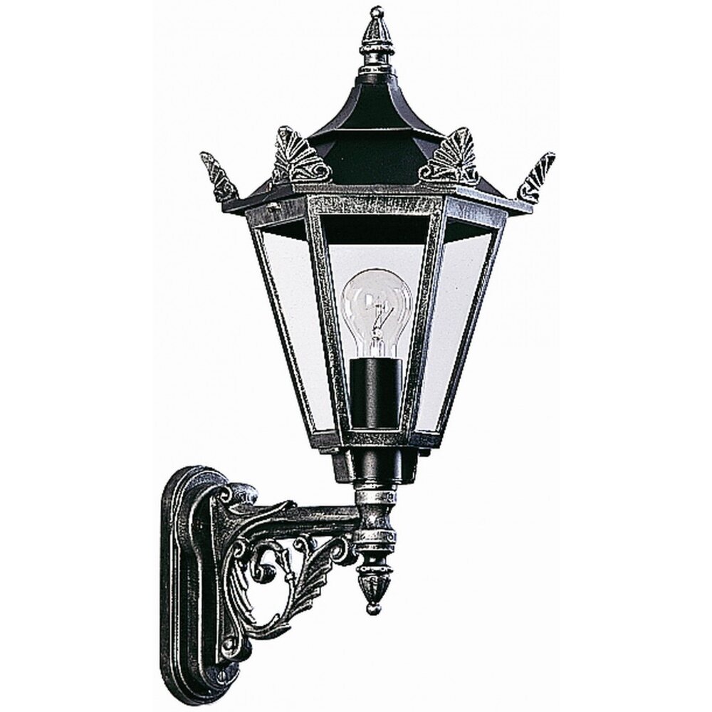 Albert 1806 Applique per esterno Nero, Argento, 1-Luce main product photo