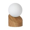 Lucide LEN Lampada da Tavolo Legno scuro, 1-Luce