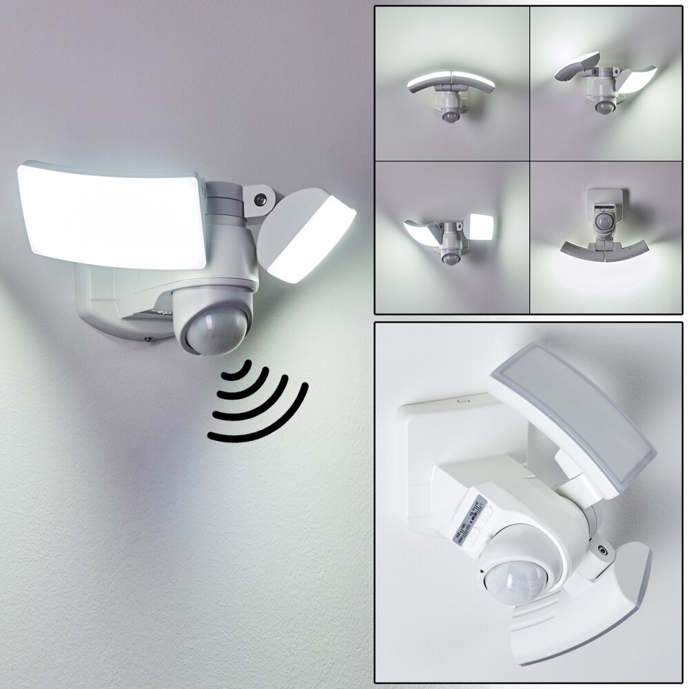 Foroyar Applique da esterno LED Bianco, 2-Luci, Sensori di movimento main product photo
