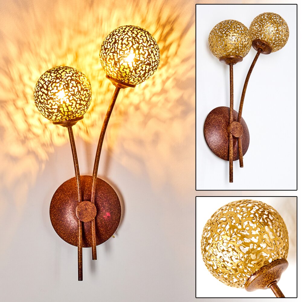 Virga Applique Ruggine, 2-Luci main product photo