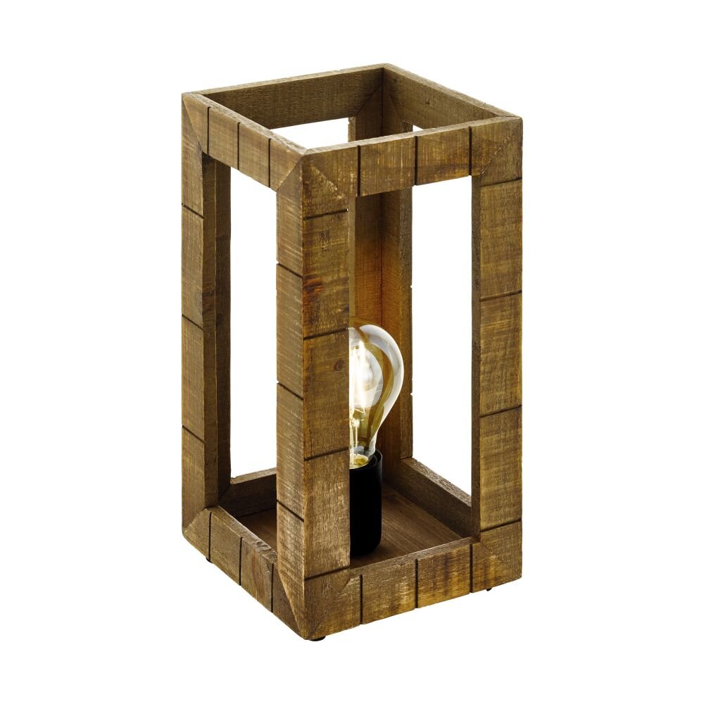 EGLO TAKHIRA Lampada da Tavolo Marrone, Nero, 1-Luce main product photo