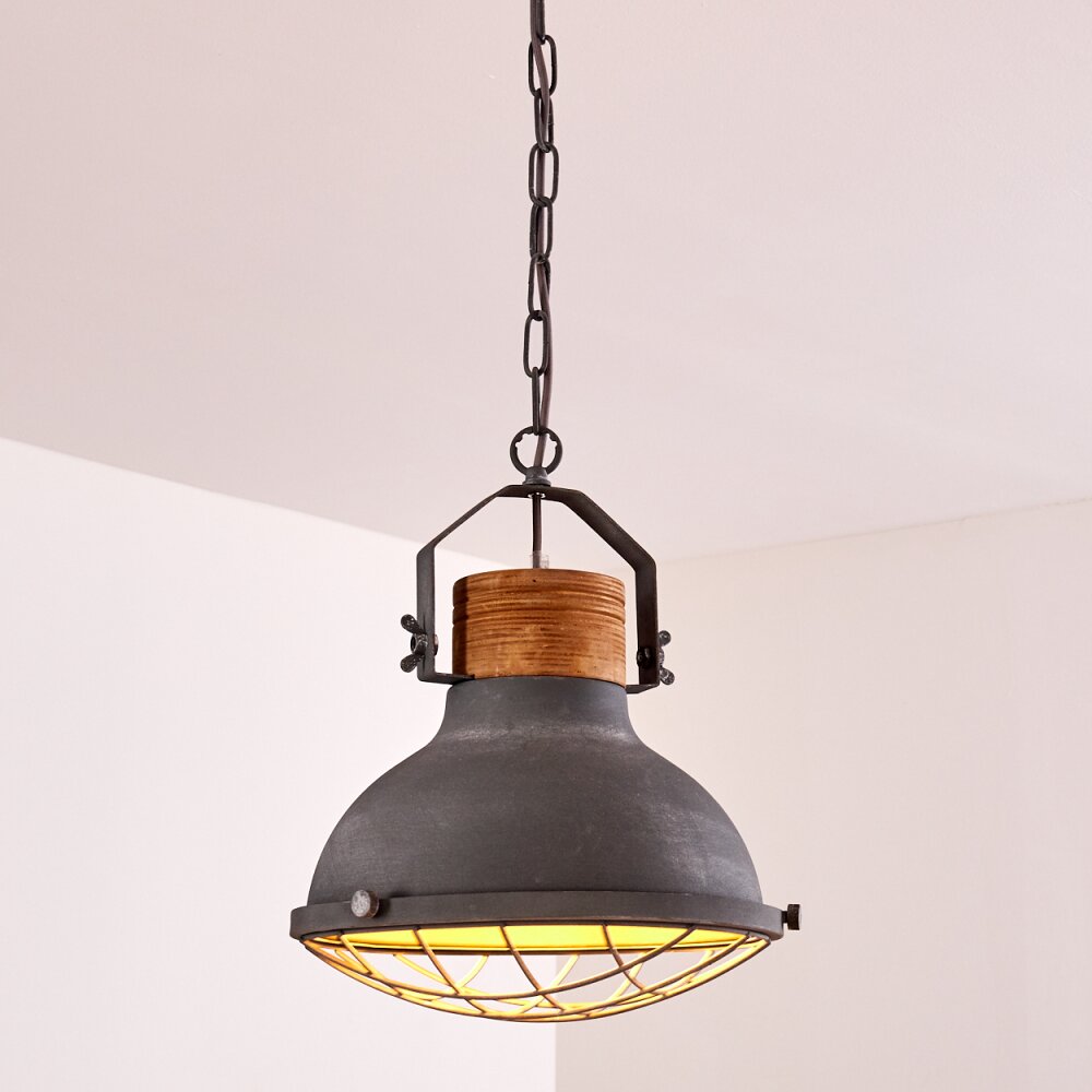Onsala Lampadario a sospensione Grigio, Effetto pietra, 1-Luce
