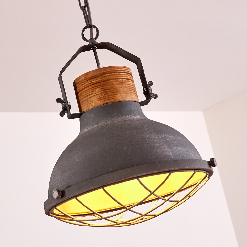 Onsala Lampadario a sospensione Grigio, Effetto pietra, 1-Luce