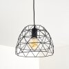 Hajom Lampadario a sospensione Nero, 1-Luce
