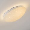 Quebec Plafoniera LED Bianco, 1-Luce, Telecomando, Cambia colore