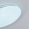 Genthin Plafoniera LED Bianco, 1-Luce, Telecomando