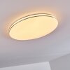 Genthin Plafoniera LED Bianco, 1-Luce, Telecomando