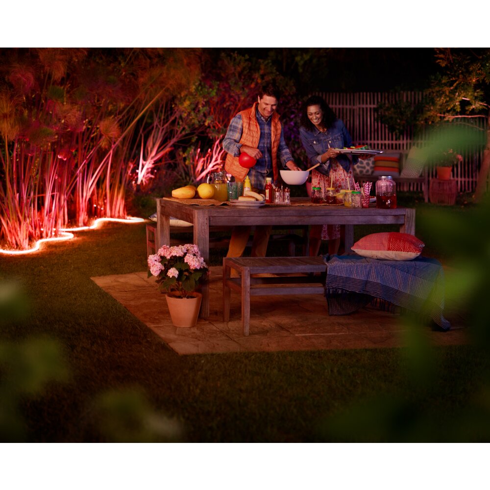 Philips Hue Ambiance White & Color Nastro luminoso per esterni LED Bianco, 1-Luce
