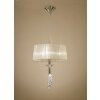 Mantra TIFFANY Lampada a Sospensione Marrone, 3-Luci