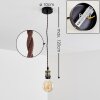 Gunnison Lampadario a sospensione Bronzo, Ottone, Nero, 1-Luce