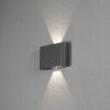 Konstsmide Chieri Applique da esterno LED Nero, 2-Luci