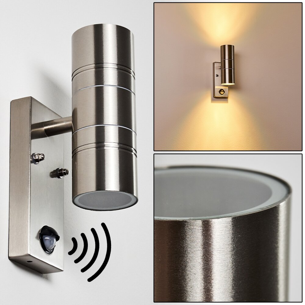 Froslev Applique LED Cromo, 2-Luci, Sensori di movimento main product photo