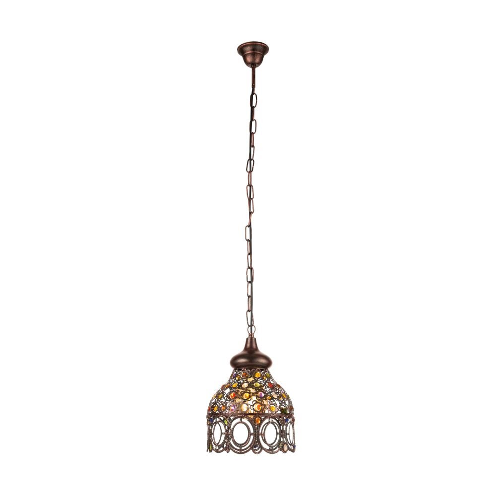 Eglo JADIDA Lampadario a sospensione Marrone scuro, Ramato, 1-Luce main product photo