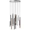 Brilliant Living Cembalo Lampada a Sospensione LED Marrone, 16-Luci