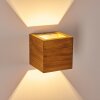 Adak Applique LED Legno scuro, 1-Luce