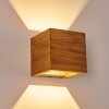 Adak Applique LED Legno scuro, 1-Luce