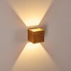 Adak Applique LED Legno scuro, 1-Luce