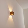 Adak Applique LED Legno scuro, 1-Luce