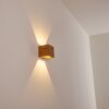 Adak Applique LED Legno scuro, 1-Luce