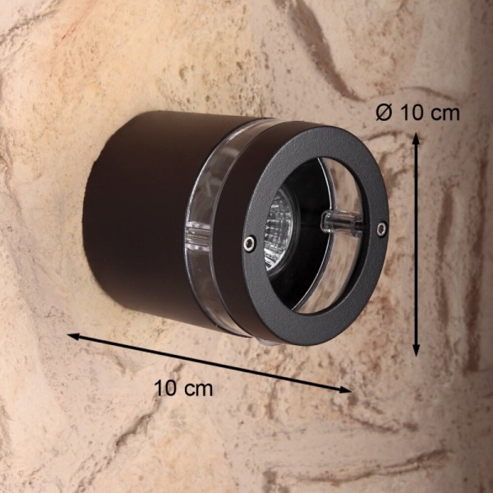 Lutec FOCUS Applique per esterno Antracite, 1-Luce main product photo