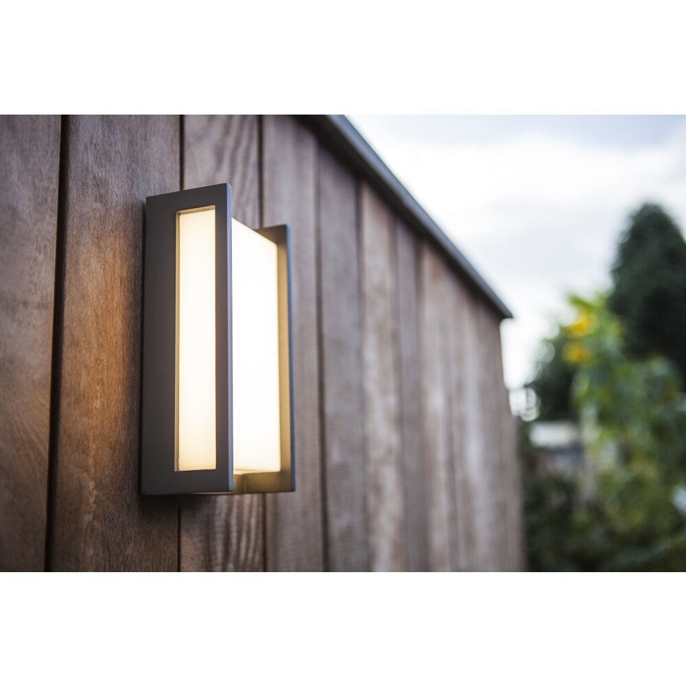 Lutec Qubo Applique da esterno LED Antracite, 1-Luce main product photo