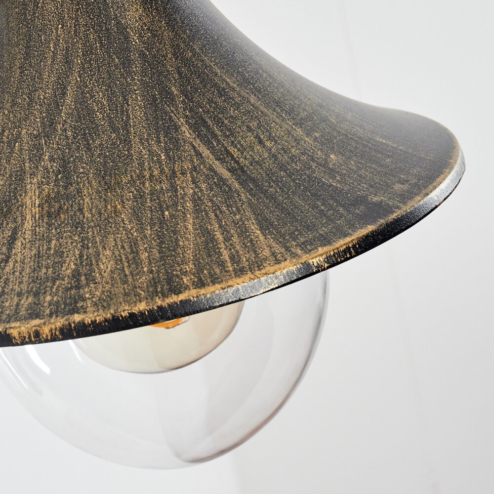Elgin Applique per esterno Nero-Oro, 1-Luce