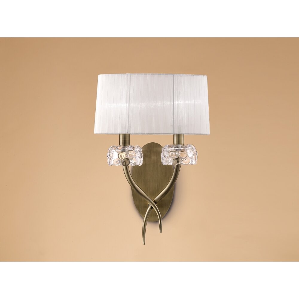 Mantra LOEWE Applique Marrone, 2-Luci main product photo