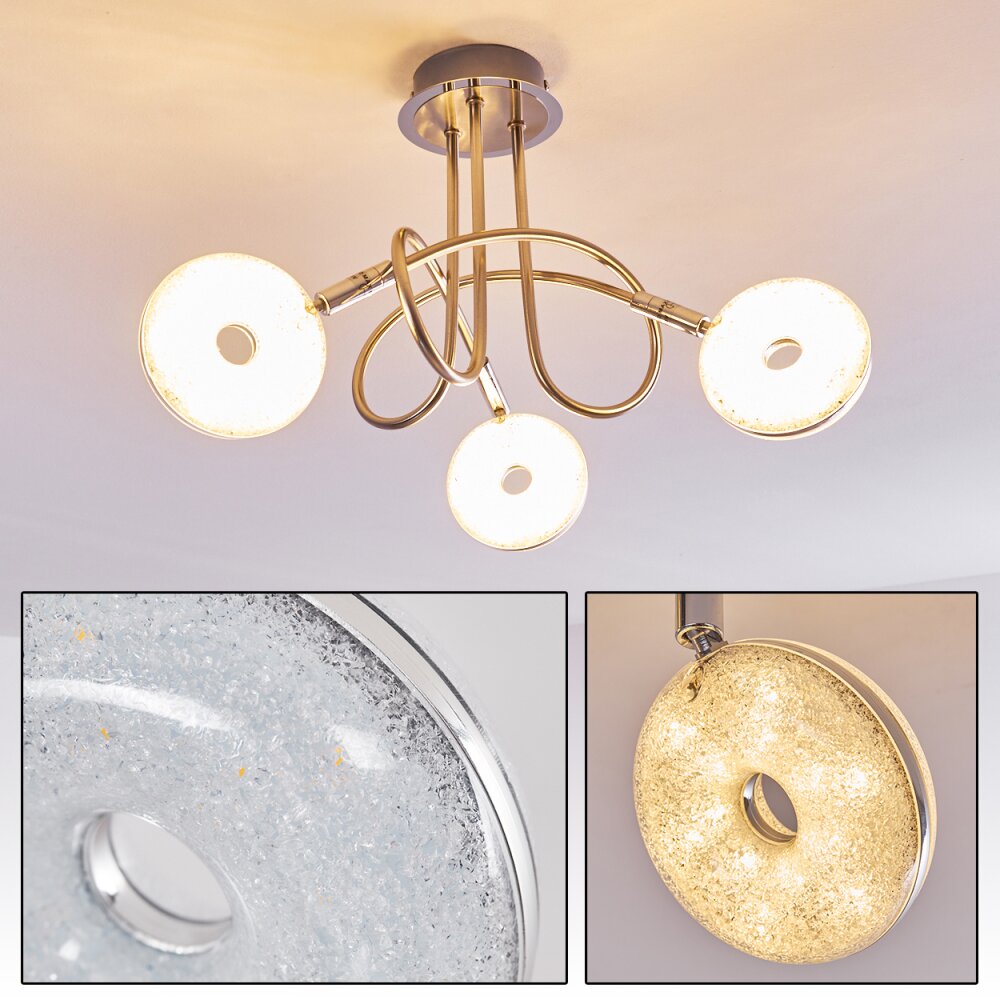 Donot Plafoniera LED Nichel opaco, 3-Luci main product photo