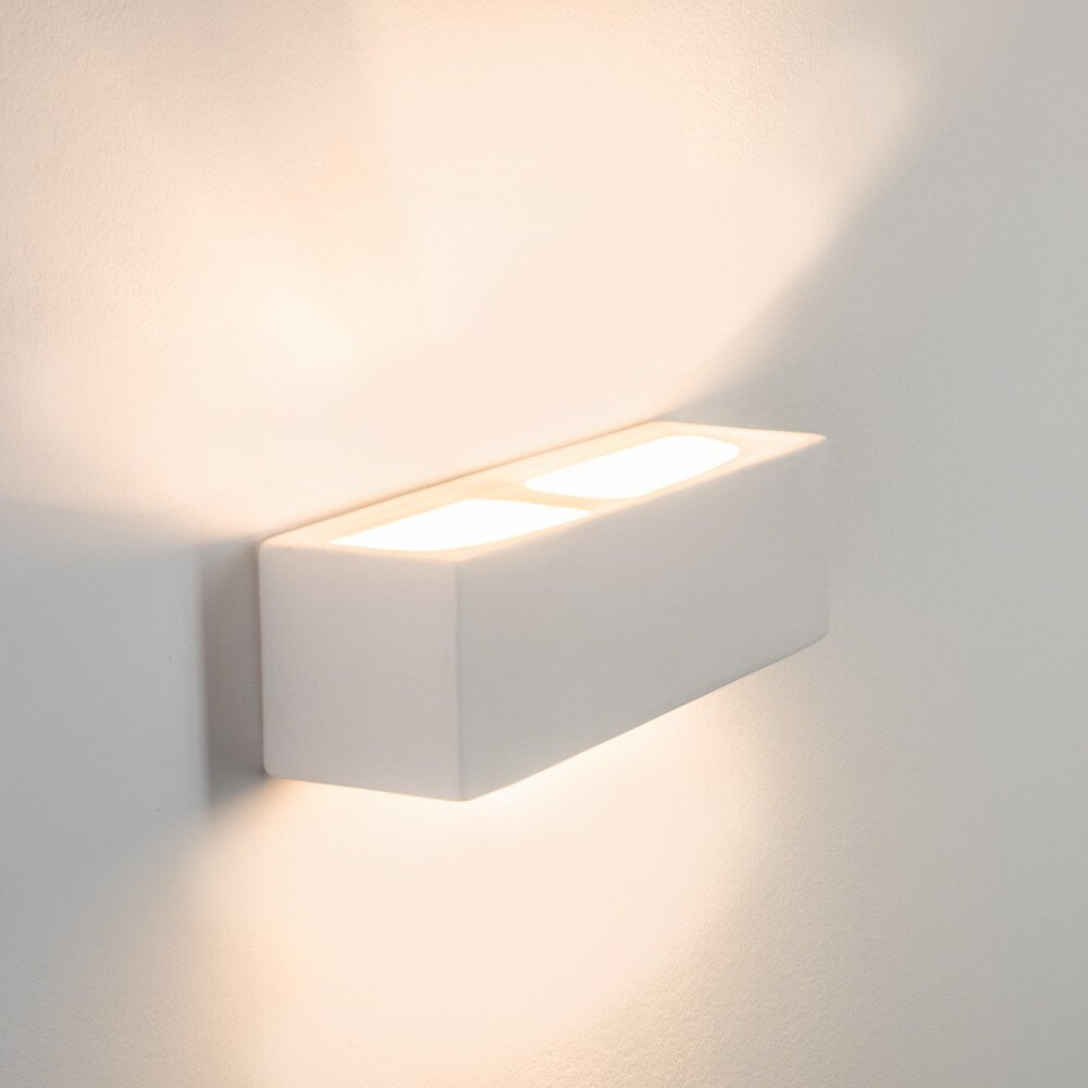 Gemini Applique Bianco, 1-Luce