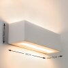 Gemini Applique Bianco, 1-Luce