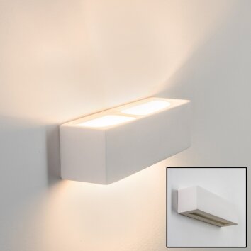 Gemini Applique Bianco, 1-Luce