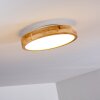 Bagaha Plafoniera LED Legno chiaro, 1-Luce, Telecomando