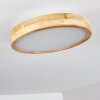 Bagaha Plafoniera LED Legno chiaro, 1-Luce, Telecomando