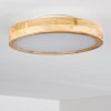 Bagaha Plafoniera LED Legno chiaro, 1-Luce, Telecomando