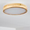 Bagaha Plafoniera LED Legno chiaro, 1-Luce, Telecomando