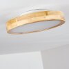 Bagaha Plafoniera LED Legno chiaro, 1-Luce, Telecomando