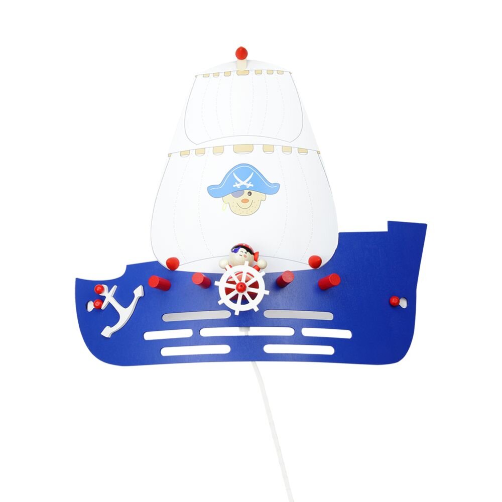 Elobra PIRATENSCHIFF Applique Blu, 1-Luce main product photo