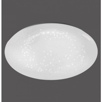 Leuchten-Direkt SKYLER Plafoniera LED Bianco, 1-Luce