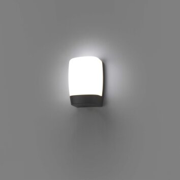 Faro Barcelona Pol Applique LED Grigio, 1-Luce