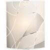 Globo Applique Bianco, 1-Luce