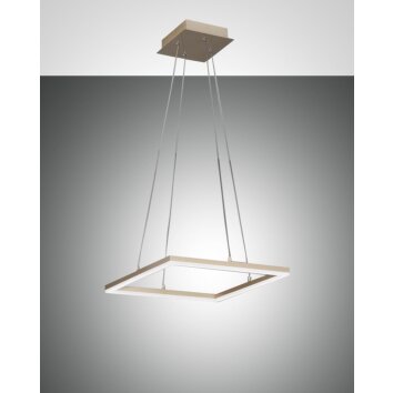 Fabas Luce Bard Lampada a Sospensione LED Oro, 1-Luce